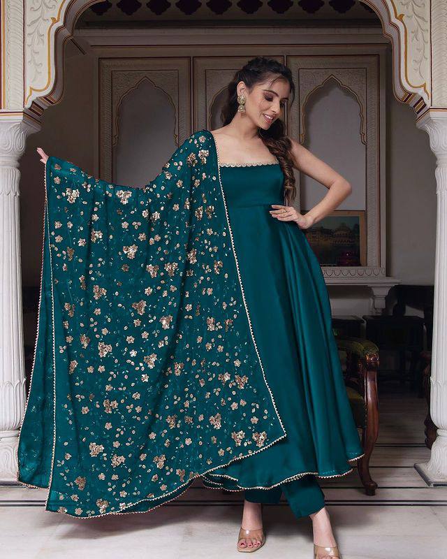 TEAL SANA SILK