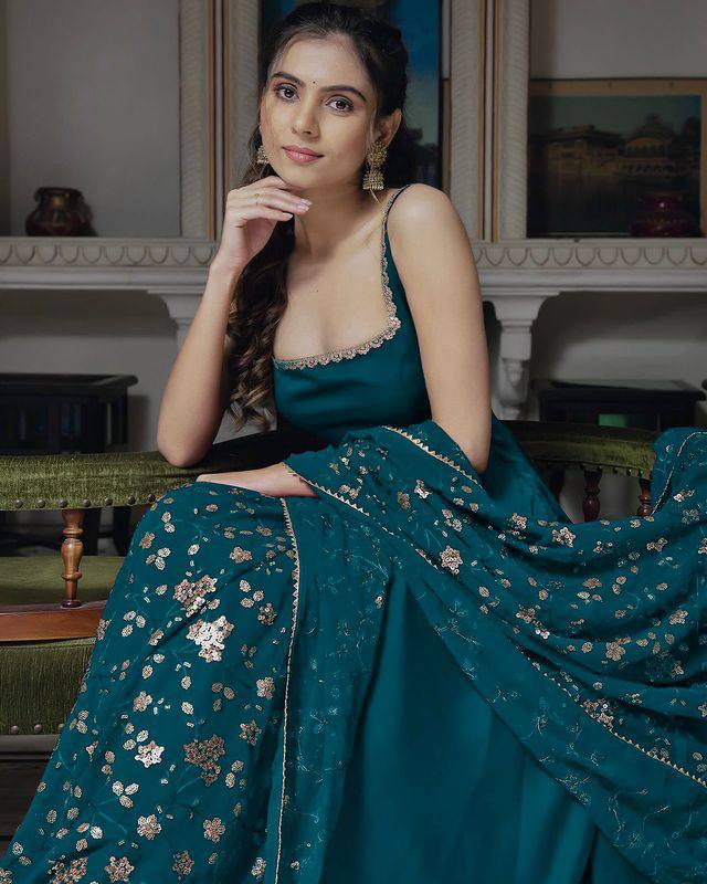 TEAL SANA SILK