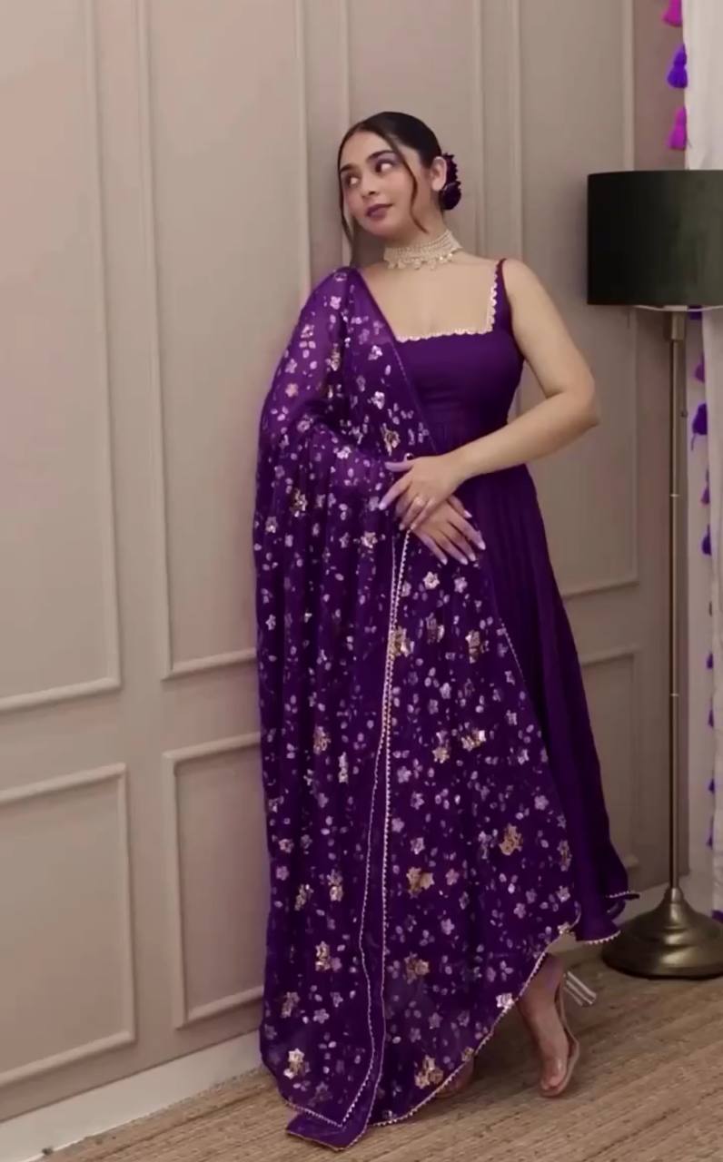 Purple Sana Silk