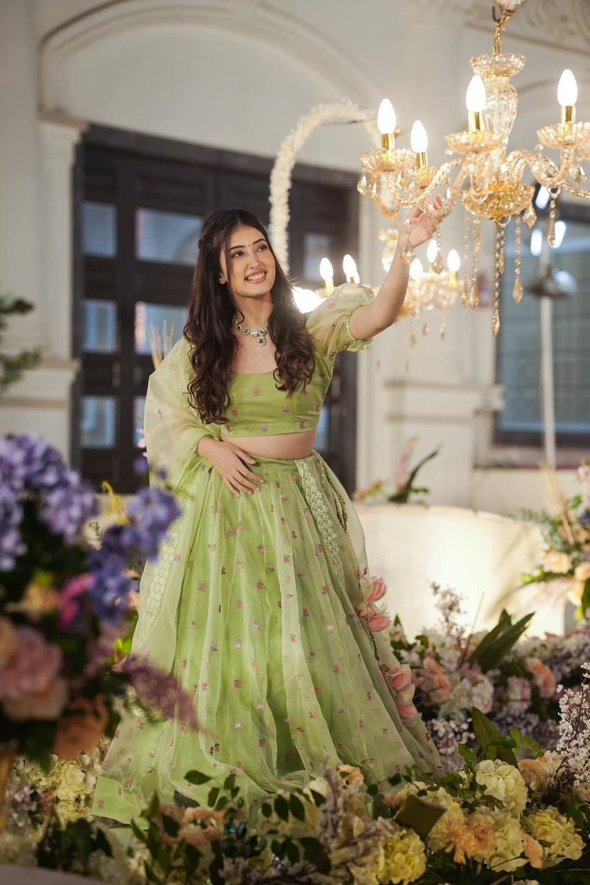 Mint Lehenga