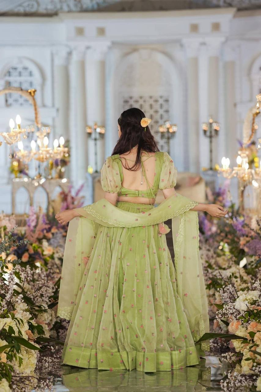 Mint Lehenga