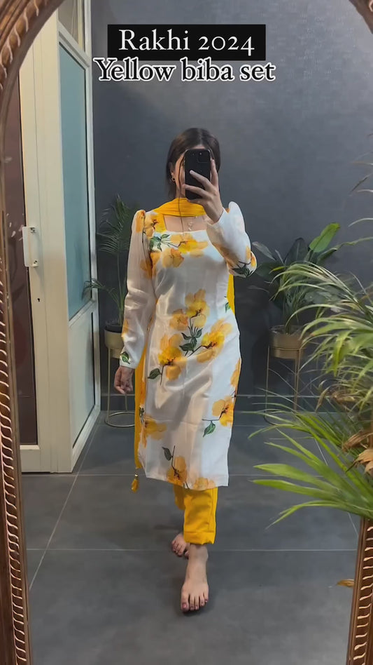 Yellow Biba Suit